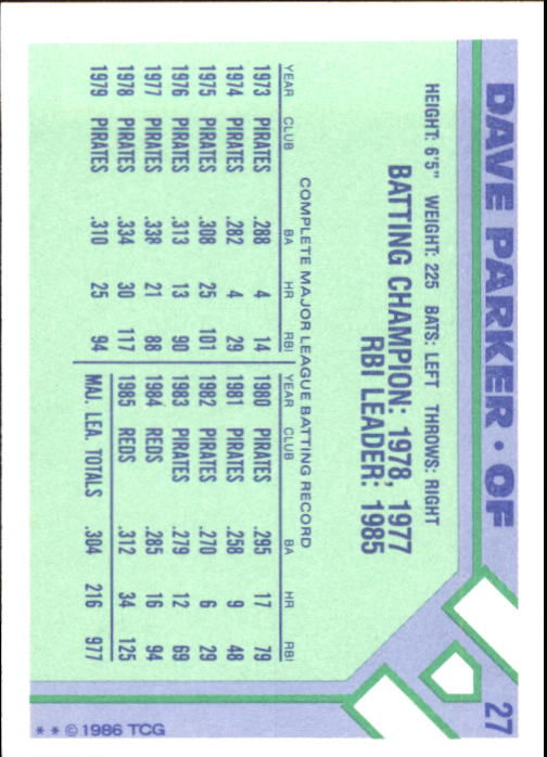 A8308- 1986 Woolworth Topps Baseball Karten 1-33 -du Pick- 15 + Gratis US Schiff - Bild 39 von 51