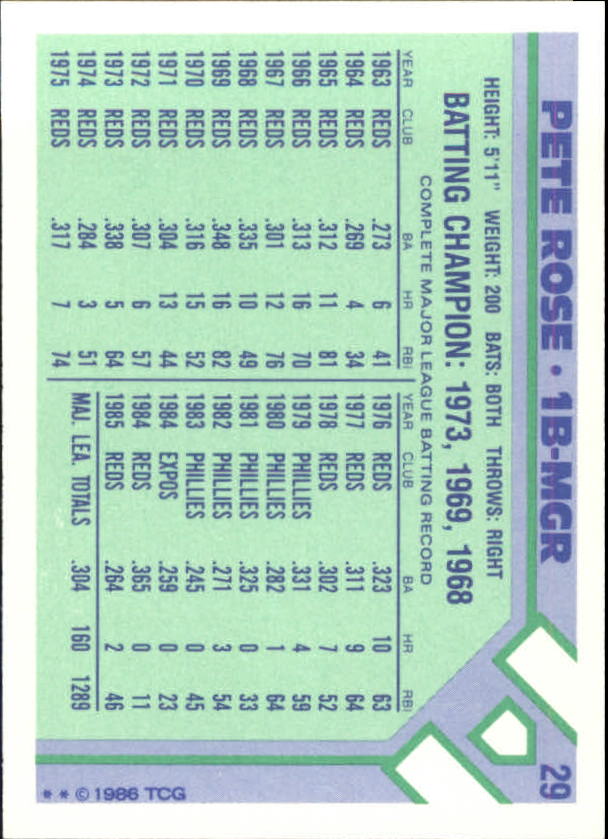 A8308- 1986 Woolworth Topps Baseball Karten 1-33 -du Pick- 15 + Gratis US Schiff - Bild 43 von 51