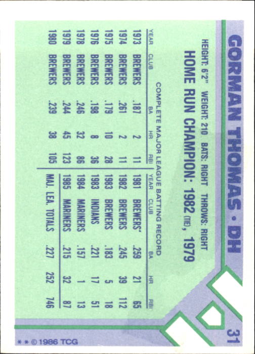 A8308- 1986 Woolworth Topps Baseball Karten 1-33 -du Pick- 15 + Gratis US Schiff - Bild 47 von 51