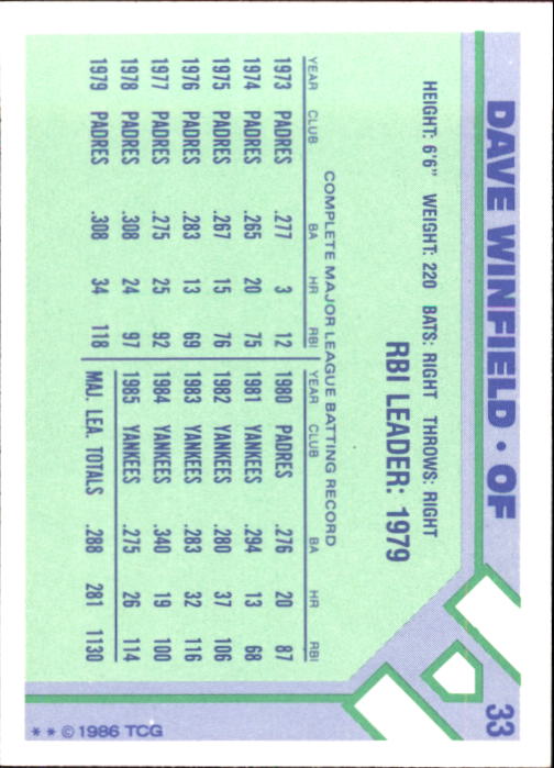 A8308- 1986 Woolworth Topps Baseball Karten 1-33 -du Pick- 15 + Gratis US Schiff - Bild 51 von 51