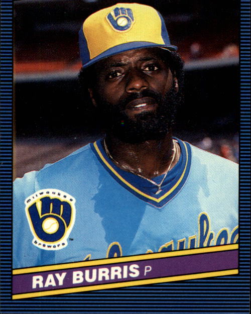 1986 Donruss #107 Ray Burris