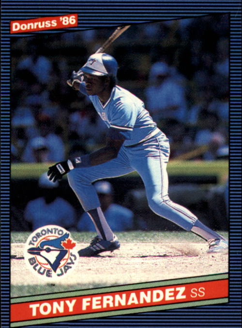 1986 Donruss #119 Tony Fernandez - NM-MT
