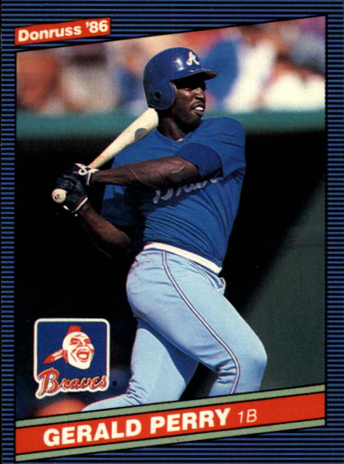 1986 Donruss #165 Gerald Perry