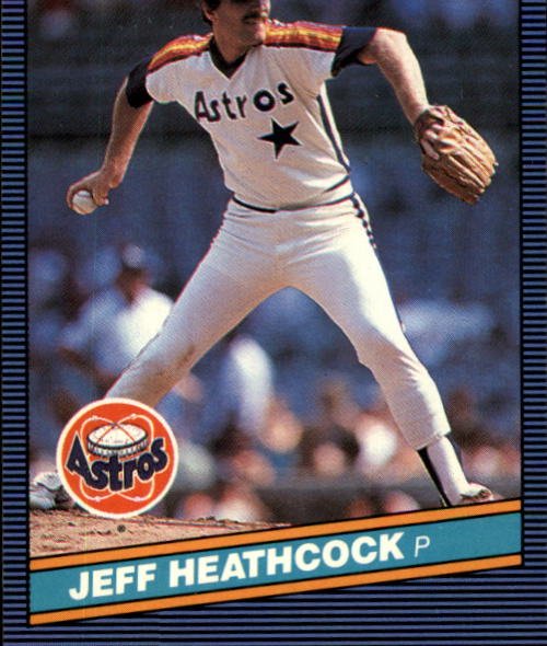 1986 Donruss #182 Jeff Heathcock