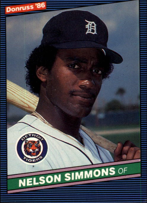 1986 Donruss #272 Nelson Simmons