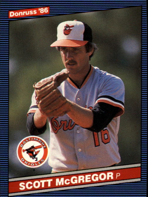 1986 Donruss Baseball "Main Set" Base Cards #221 to #440 - Picture 141 of 440