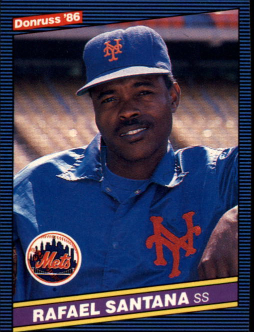 1986 Donruss #319 Rafael Santana