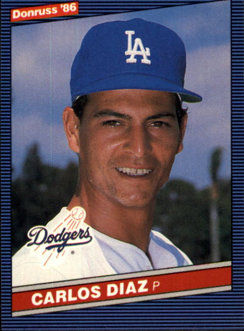 1986 Donruss Baseball "Main Set" Base Cards #221 to #440 - Picture 255 of 440