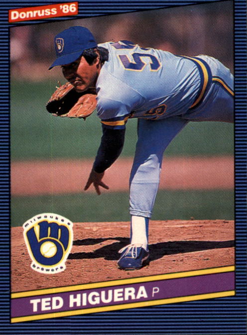 1986 Donruss Baseball "Main Set" Base Cards #221 to #440 - Picture 261 of 440