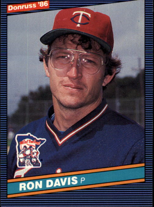 1986 Donruss Baseball "Main Set" Base Cards #221 to #440 - Picture 287 of 440