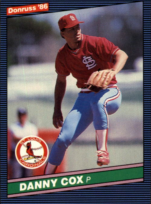 1986 Donruss #382 Danny Cox