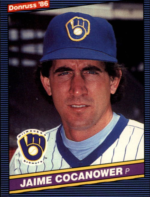 1986 Donruss Baseball "Main Set" Base Cards #221 to #440 - Picture 345 of 440