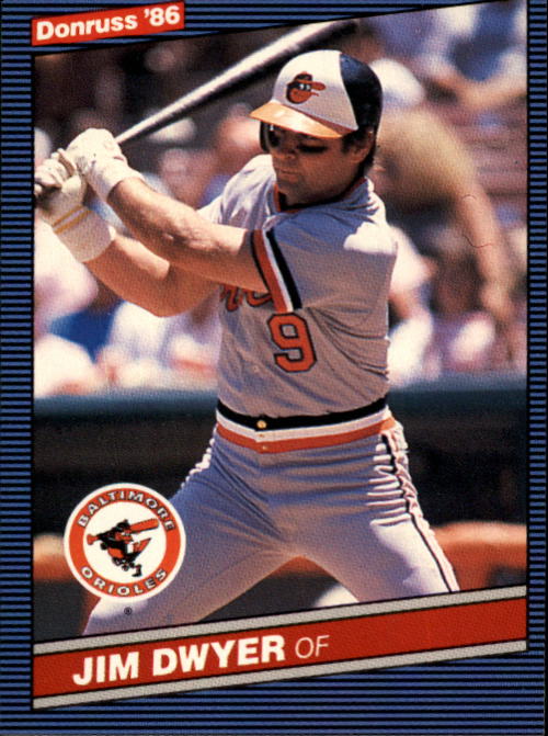 1986 Donruss Baseball "Main Set" Base Cards #221 to #440 - Picture 385 of 440