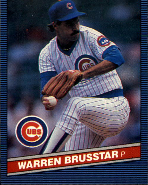 1986 Donruss #555 Warren Brusstar