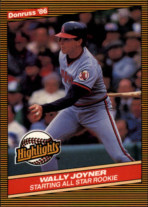 1986 Donruss Highlights #23 Wally Joyner