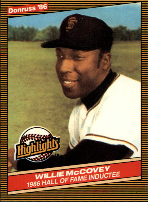1986 Donruss Highlights #34 Willie McCovey