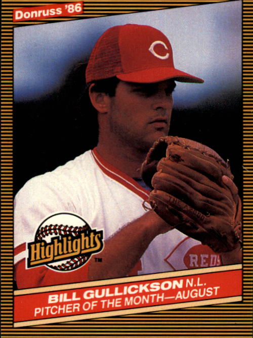 1986 Donruss Highlights #40 Bill Gullickson
