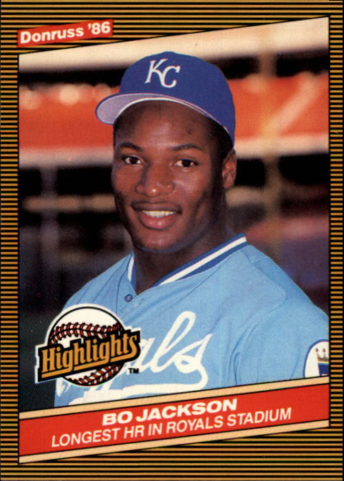  1986 Donruss the Rookies Baseball #38 Bo Jackson