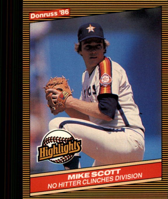 1986 Donruss Highlights #46 Mike Scott