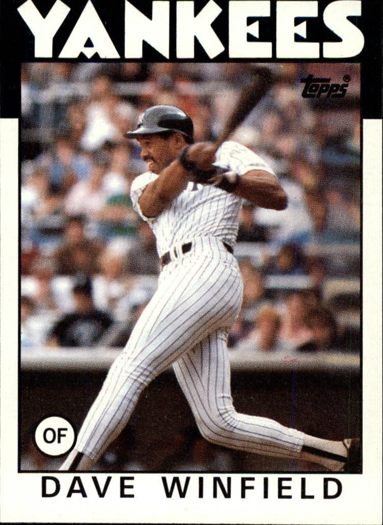1986 Topps #70 Dave Winfield