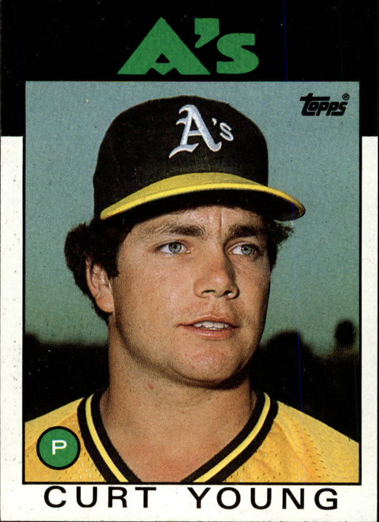 1986 Topps #84 Curt Young