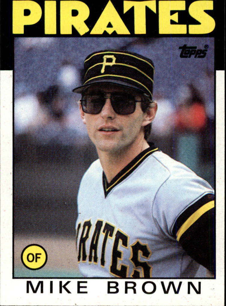 1986 Topps #114 Mike C. Brown