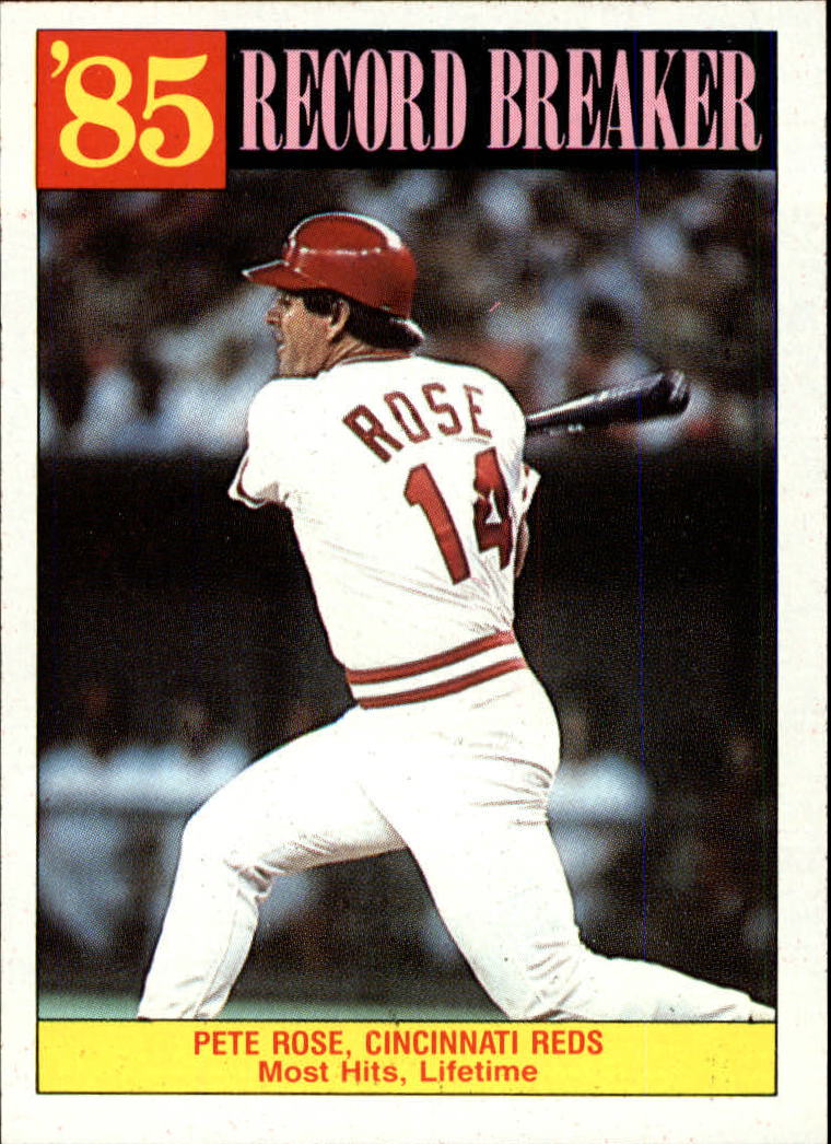 1986 Topps #206 Pete Rose RB