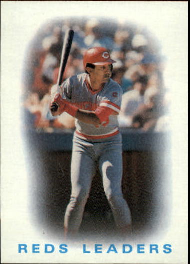 1986 Topps #366 Reds Leaders/Dave Concepcion