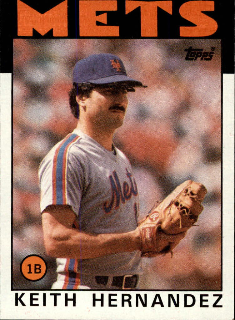 1986 Topps #520 Keith Hernandez VG New York Mets - Under the Radar