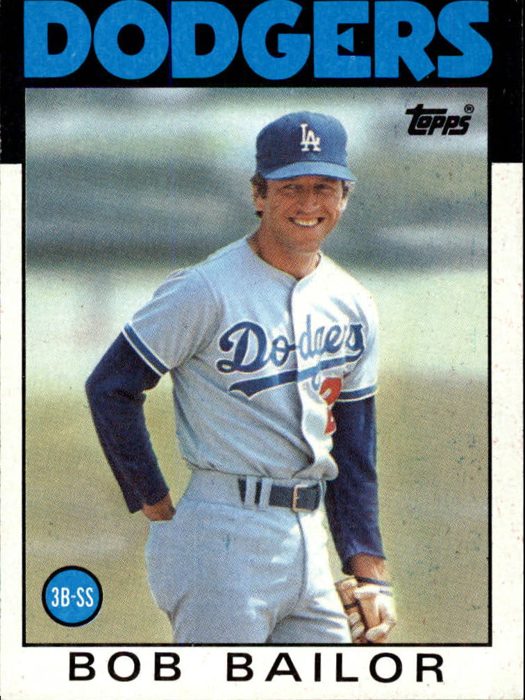 1986 Topps #522 Bob Bailor