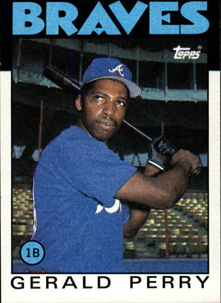 1986 Topps #557 Gerald Perry