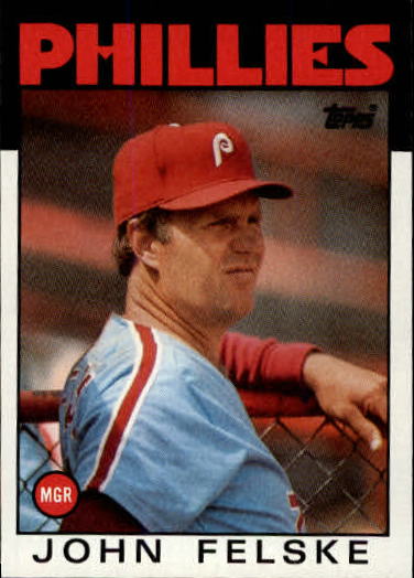 1986 Topps VON HAYES Baseball Card #420. PHILADELPHIA PHILLIES.