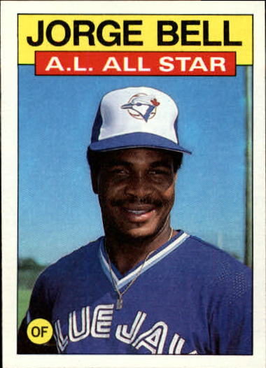1990 Topps Big Toronto Blue Jays Baseball Card #153 George Bell