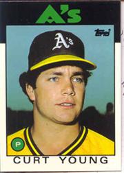 1986 Topps Tiffany #84 Curt Young