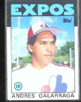 1986 Topps Traded #40T Andres Galarraga XRC