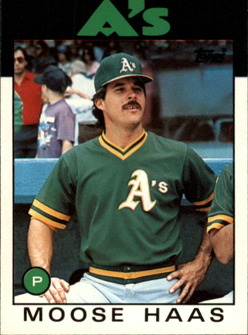 1986 Topps Traded #44T Moose Haas