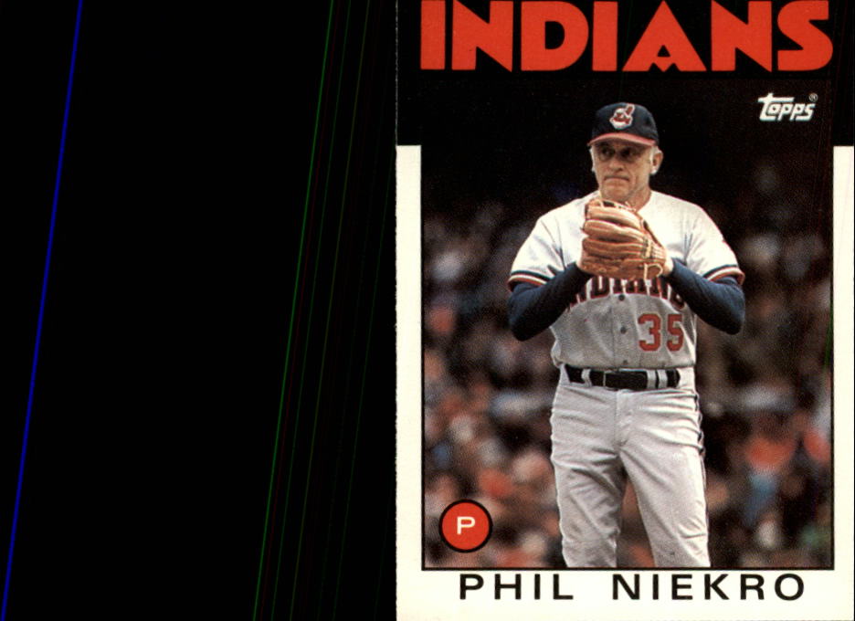1986 Topps Traded #77T Phil Niekro
