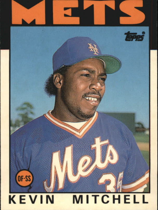 1986 Topps Traded Tiffany #74T Kevin Mitchell