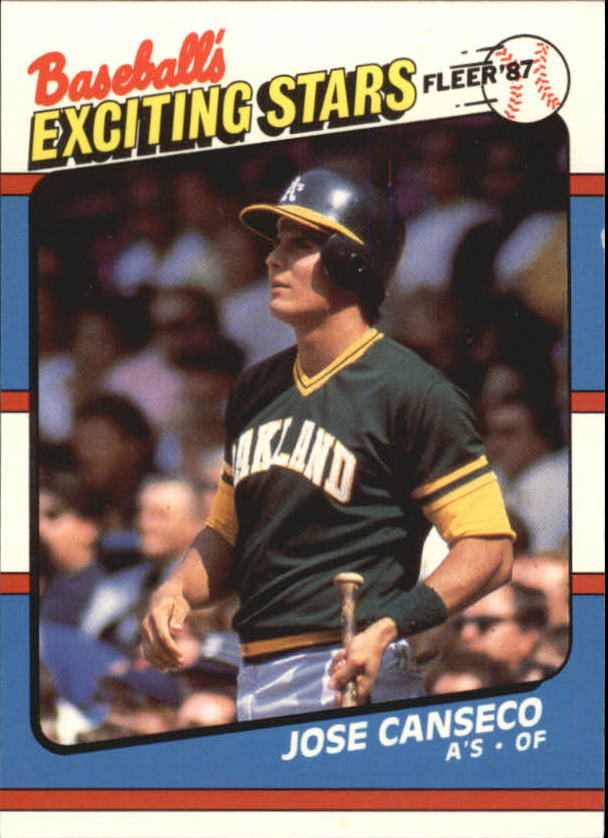 1987 Fleer Award Winners #6 Jose Canseco - NM-MT