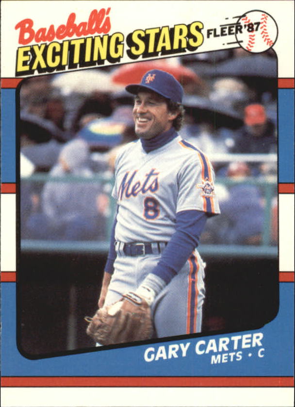 1987 Fleer Exciting Stars #9 Gary Carter