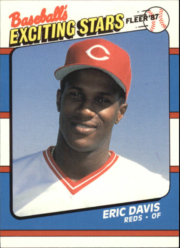 1987 Fleer Exciting Stars #14 Eric Davis