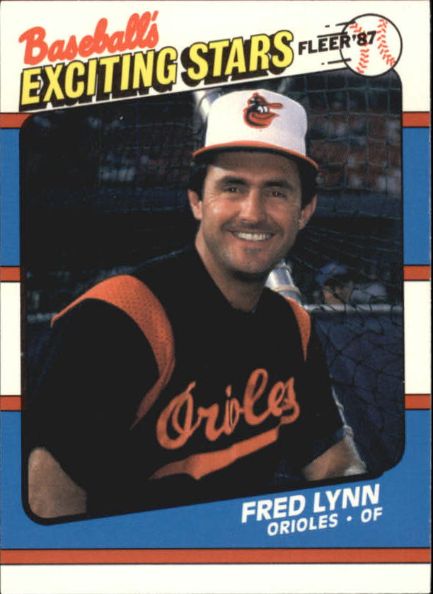 1987 Fleer Exciting Stars #32 Fred Lynn