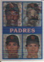 1987 Sportflics Team Preview #16 San Diego Padres/Tony Gwynn/John Kruk/Kevin Mit
