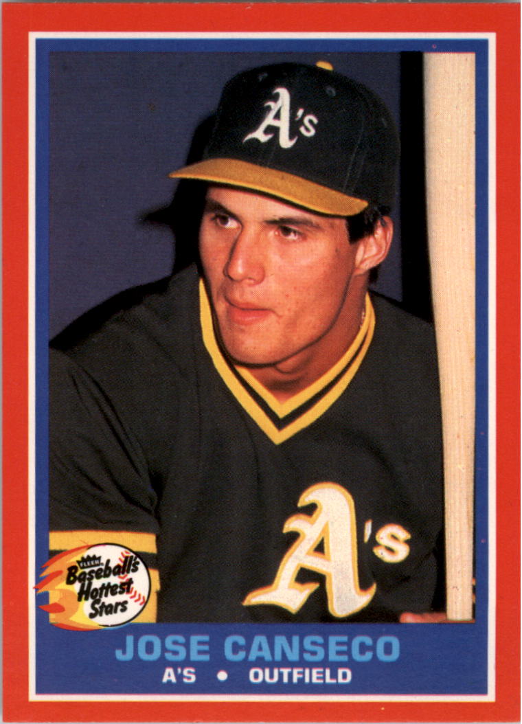 1987 Fleer Hottest Stars #9 Jose Canseco