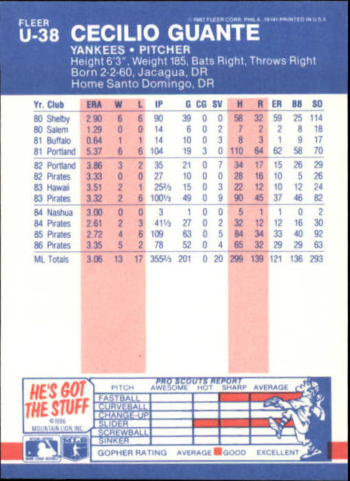 B7609- 1987 Fleer Update Baseball Card #s 1-132 -You Pick- 15+ FREE US SHIP - Picture 69 of 247