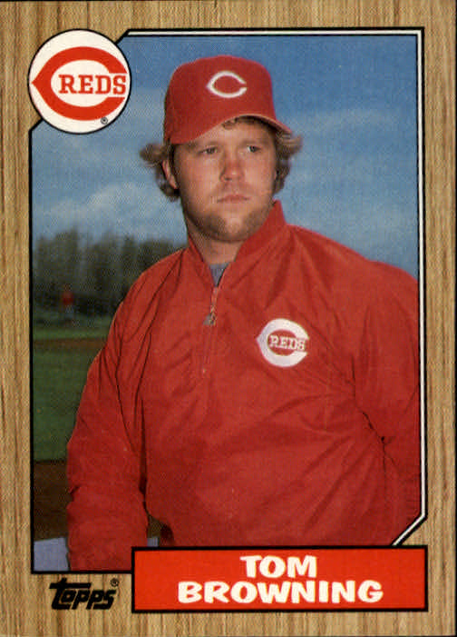 1987 Topps #65 Tom Browning