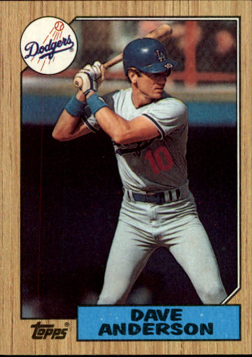 1987 Topps #73 Dave Anderson