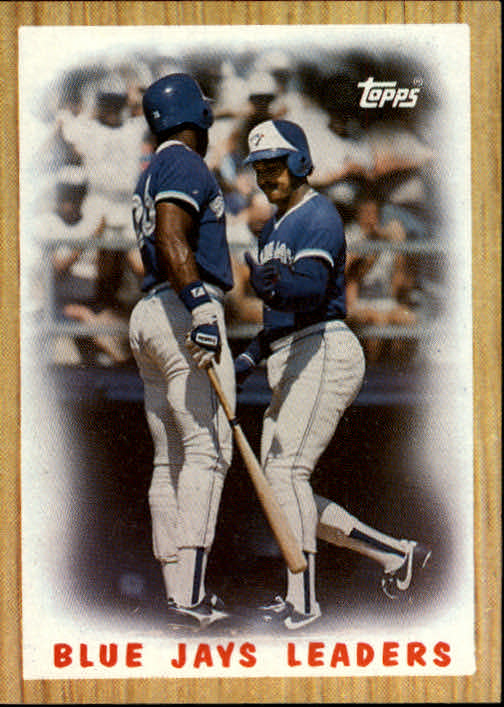 1987 Topps #106 Blue Jays Team/(George Bell and/Jesse Barfield)
