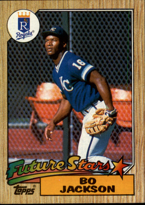 BO JACKSON RC 1987 Topps 170 Baseball Card Kansas City 