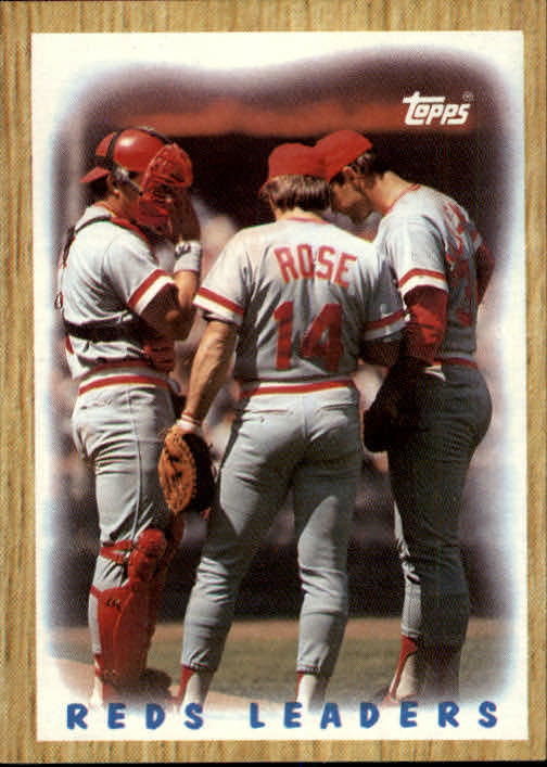 1987 Topps #281 Reds TL/Rose
